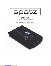 Spatz Sniffer Operation Manual