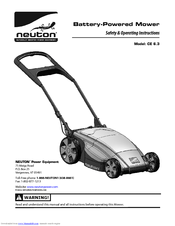 Neuton CE6.3 Safety & Operating Instructions Manual