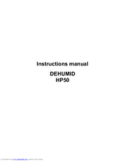 Brune HP50 Instruction Manual