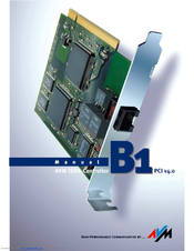 AVM B1 PCI v4.0 Manual