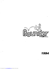 Fleetwood 1994 Bounder User Manual