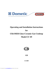Dometic CC 05 Operating And Installation Instructions