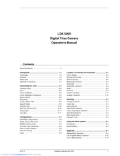 GRASS VALLEY LDK 5000 Operator's Manual
