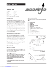 Scorpio Miss bipe S2065 Assembly & User's Manual