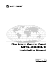 Notifier NFS-3030 Installation Manual