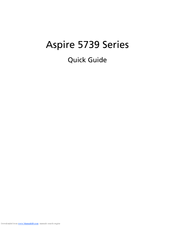 Aspire 5739 Series Quick Manual