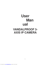 Axis VANDALPROOF 3 User Manual