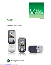 Sony Ericsson S600 White Paper