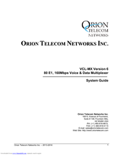 Orion VCL-MX System Manual