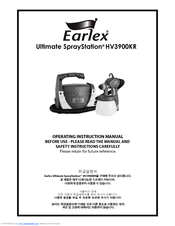 Earlex SprayStation HV3900KR Operating Instructions Manual
