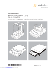 Sartorius Cpa225d Manuals Manualslib