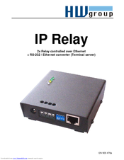 HW Group IP Relay User Manual