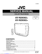 JVC AV-N29302/R Service Manual