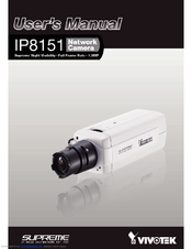 Vivotek Supreme IP8151 User Manual