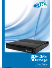 Sim2 3DHOME User Manual