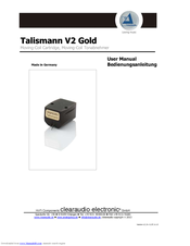 Clearaudio Talismann V2 Gold User Manual