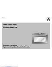 V-ZUG Combi-Steam CST-SL 770 Operating Instructions Manual
