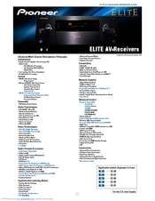 Pioneer Elite Sc Manuals Manualslib