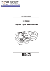 Hanna Instruments HI 96831 Instruction Manual