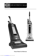 Sebo automatic X Series Owner's Manual