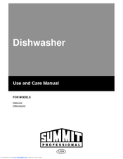 Summit DW2432SS Use And Care Manual