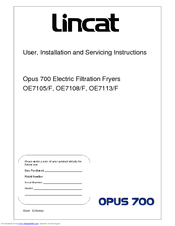 Lincat OE7113/F User & Installation Manual