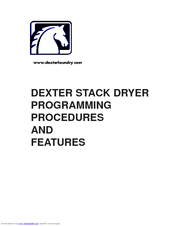 Dexter Laundry STACK DRYER Manual