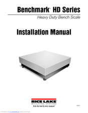 Rice Lake Benchmark HD Series Installation Manual