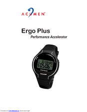 Acumen Ergo Plus User Manual