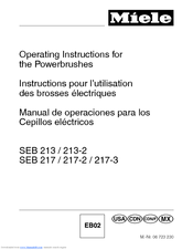 Miele SEB 213 - ANNEXE 561 Operating Instructions Manual