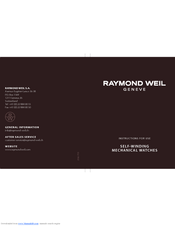 Raymond Weil Geneve Instructions For Use Manual