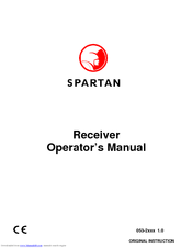 Spartan Receiver Operator's Manual
