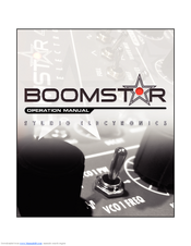 Studio Electronics BOOMSTAR Operation Manual