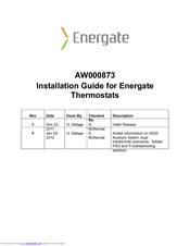 Energate AW000873 Installation Manual