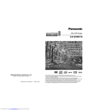 Panasonic CX-DH801N Operating Instructions Manual