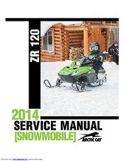 Printed Arctic Cat ZR 120 2020 New Service Manual 2262-823 