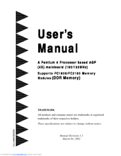 EPOX EP-4BDM User Manual
