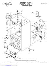 Whirlpool GI0FSAXVY02 Parts List