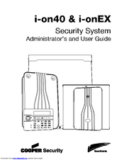 Cooper Security i-onEX Administrator's And User Manual