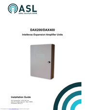 ASL INTERCOM DAX400 Installation Manual