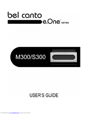 Bel Canto M300 User Manual