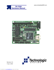 Technologic Systems TS-7250
TS-72 Series Hardware Manual