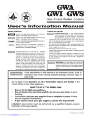 Union Steam GWS User's Information Manual