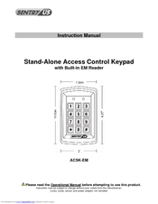 Sentry US ACSK-EM Instruction Manual