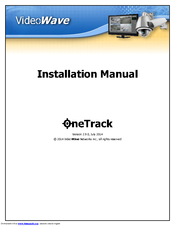 VideoWave OneTrack Installation Manual
