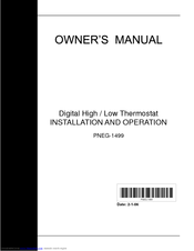 GSI Group PNEG-1499 Owner's Manual