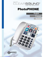 Geemarc CLEARSOUND PhotoPHONE User Manual