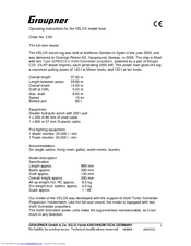 GRAUPNER VELOX Operating Instructions Manual