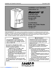 Laars MASCOT II LMH Installation And Operation Instructions Manual