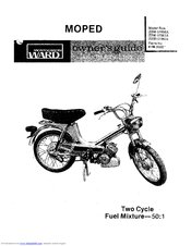 Montgomery Ward ZDW-57062A Owner's Manual And Parts List